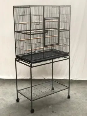 161 cm Bird Cage Parrot Aviary Pet Stand-alone | Budgie Perch Castor Wheels