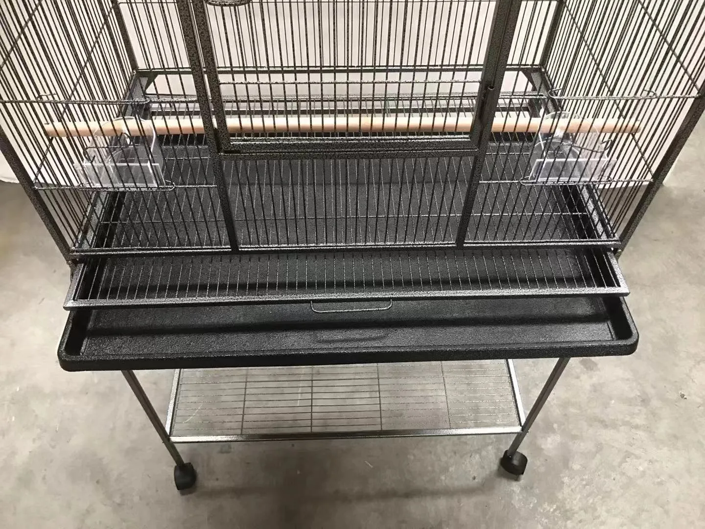 161 cm Bird Cage Parrot Aviary Pet Stand-alone | Budgie Perch Castor Wheels