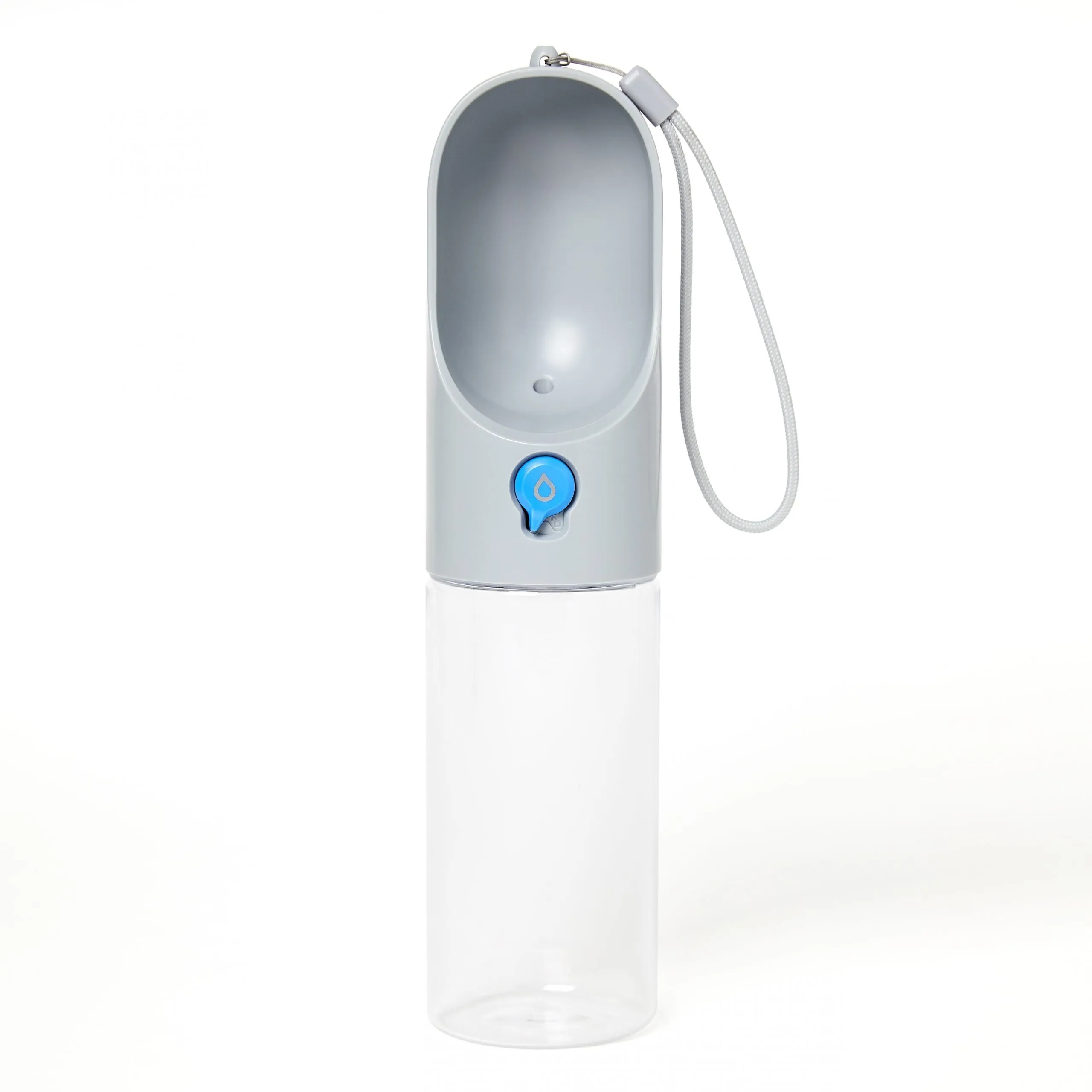 400ml Pet Water Bottle - Grey