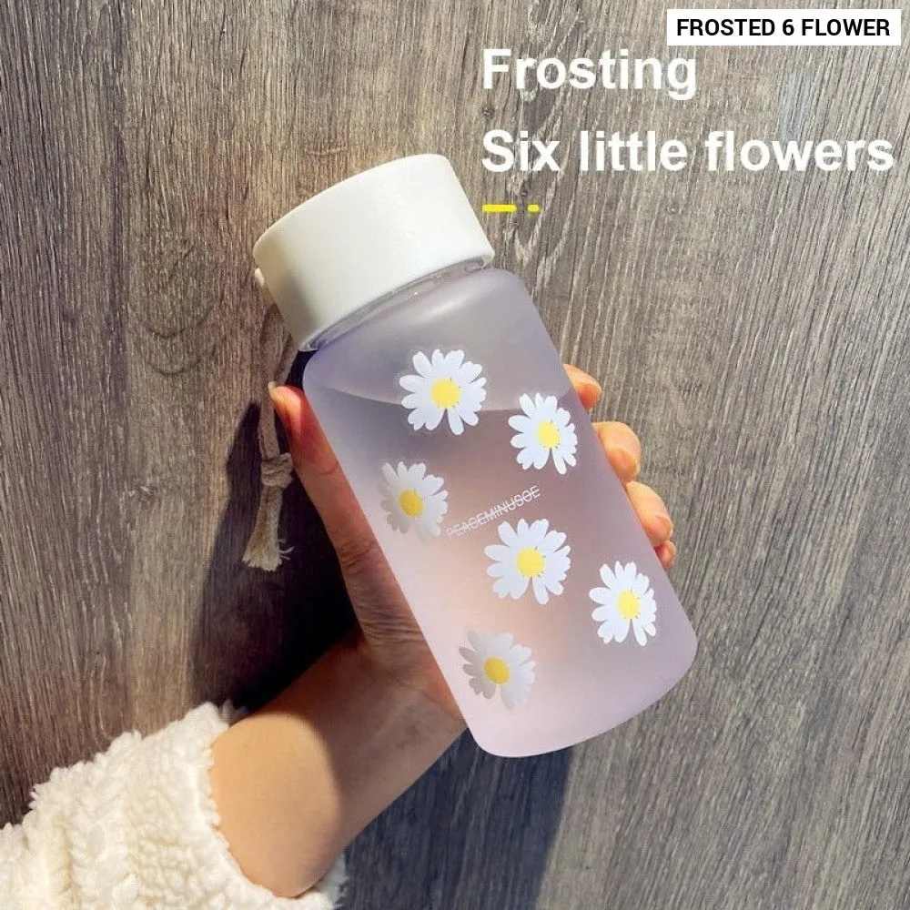 500ml Plastic Transparent Water Bottle Bpa Free Portable Outdoor Sports Cup Mug Student with Rope