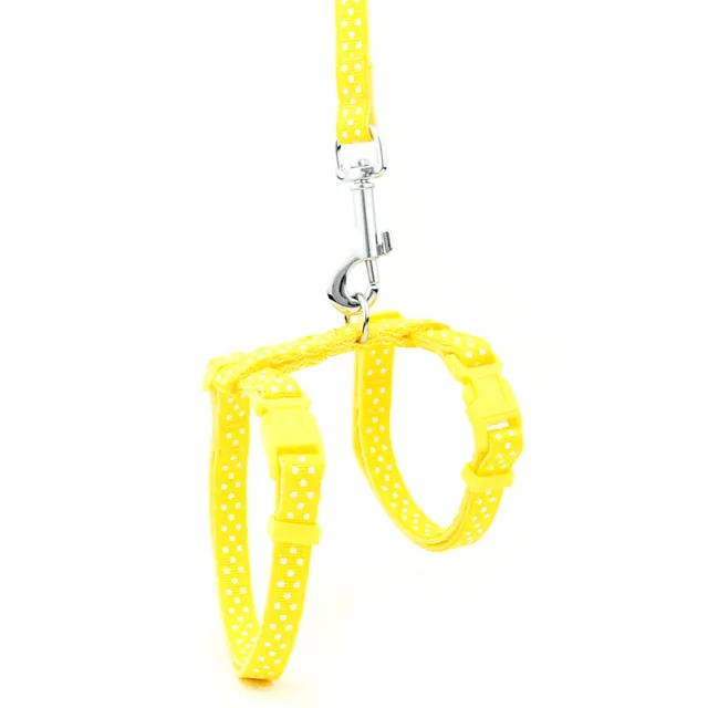 Adjustable Nylon Cat and Dog Harness with Reflective Strip and Quick Release