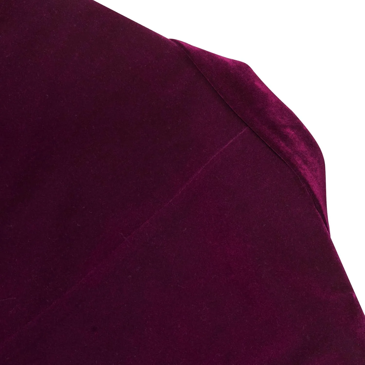 Barry.Wang Velvet Mens Blazer Mardi Gras Sport Coat Brooch Regular Fit Tuxedo Peaked Lapel Suit Jacket Carnival Parade