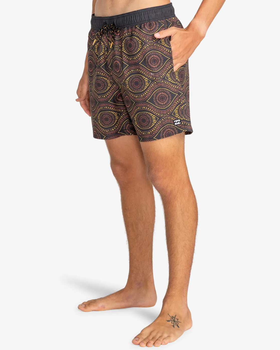 Billabong Mens Good Times Layback 16" Swim Shorts - Rust