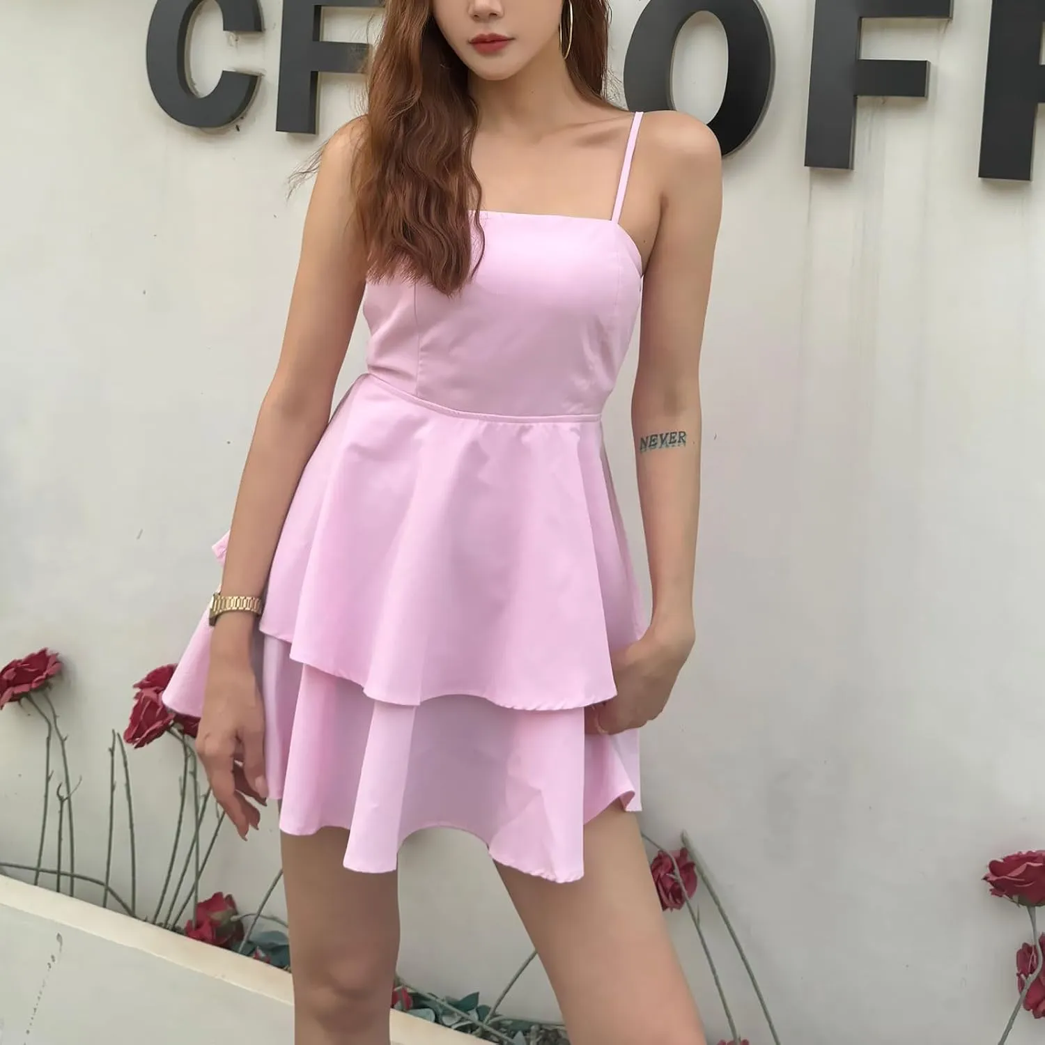 BNGD Women's Backless Bow Tie Short Dress 2025 Summer Models Sexy Halter Dresses Homecoming Dresses