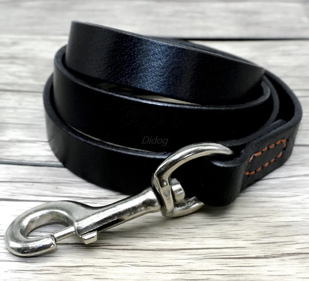 Cowhide- Leash Pet Supplies -For Walking Medium And Large Dogs