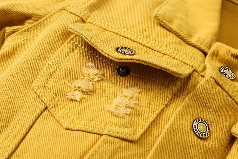 Cromoncent Classic Denim Jacket for Boys Girls