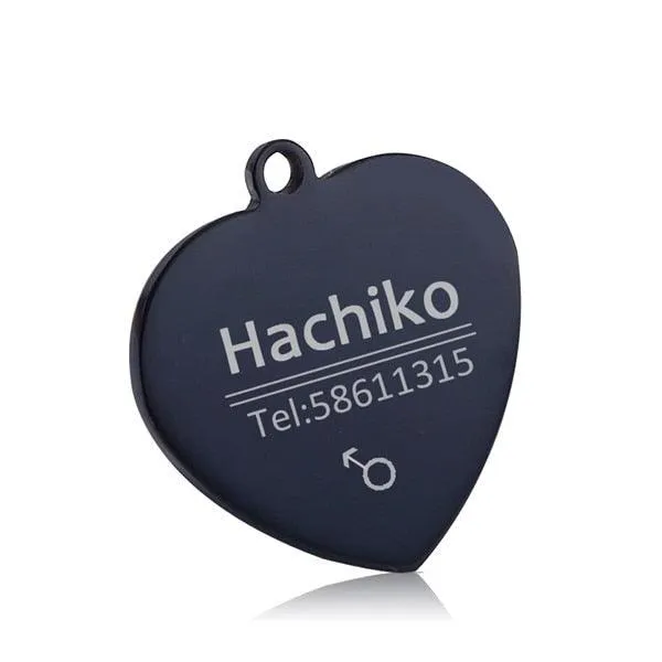 Cute Personalized Steel Pet's Collar Tag