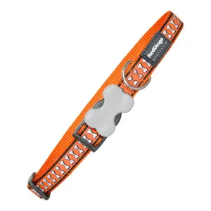 Dog Collar by Red Dingo Bone Reflective Orange 1 x 2032 Cm