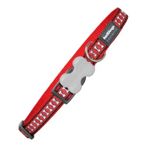Dog Collar by Red Dingo Reflective Bones by Red 1 x 2032 Cm
