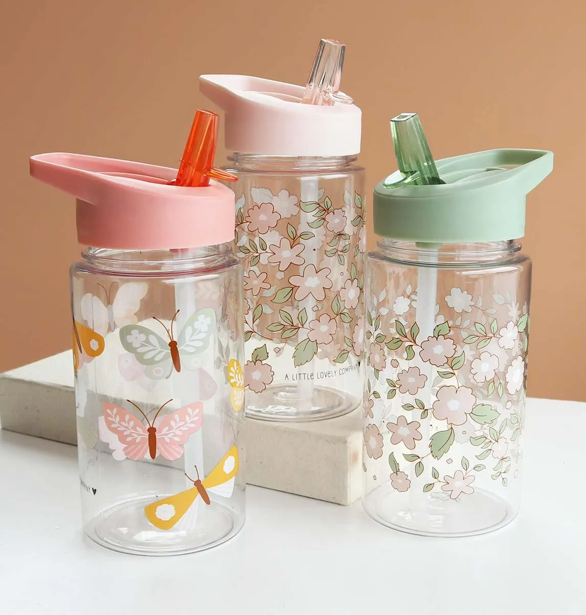 Drink Bottle - Blossoms - Sage
