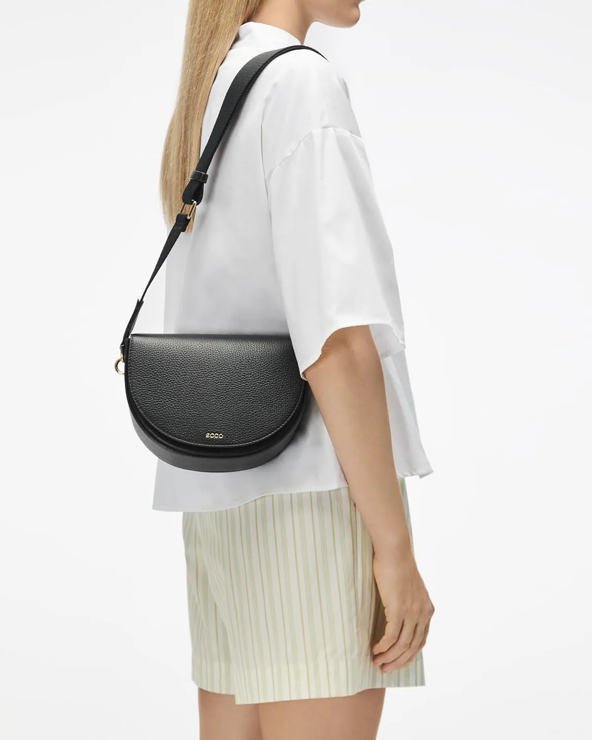 ECCO Classic Saddle Crossbody Bag