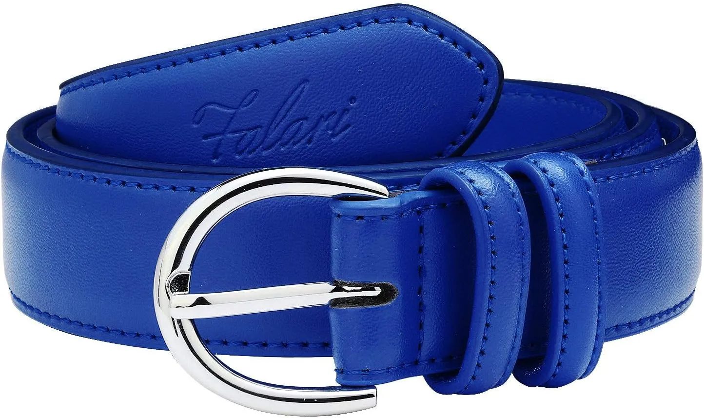Falari Women Genuine Leather Belt Fashion Dress Belt With Single Prong Buckle 6028-31 Colors