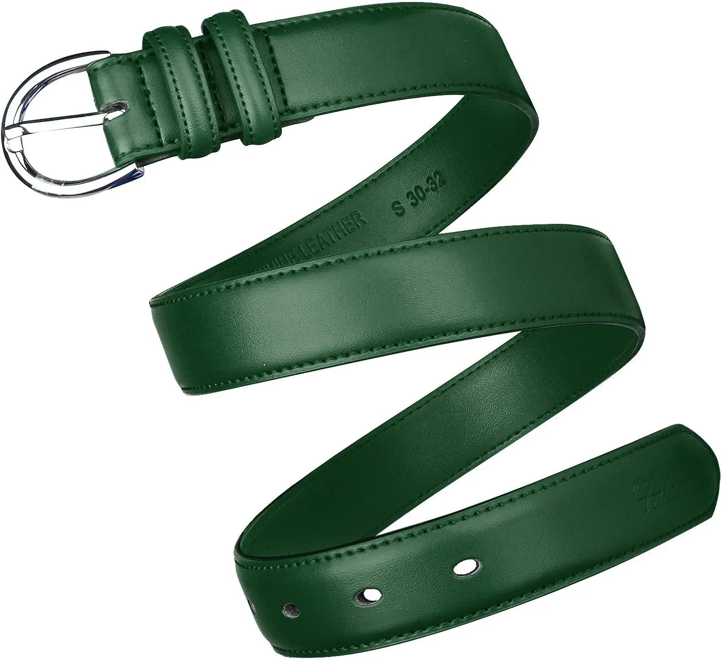 Falari Women Genuine Leather Belt Fashion Dress Belt With Single Prong Buckle 6028-31 Colors