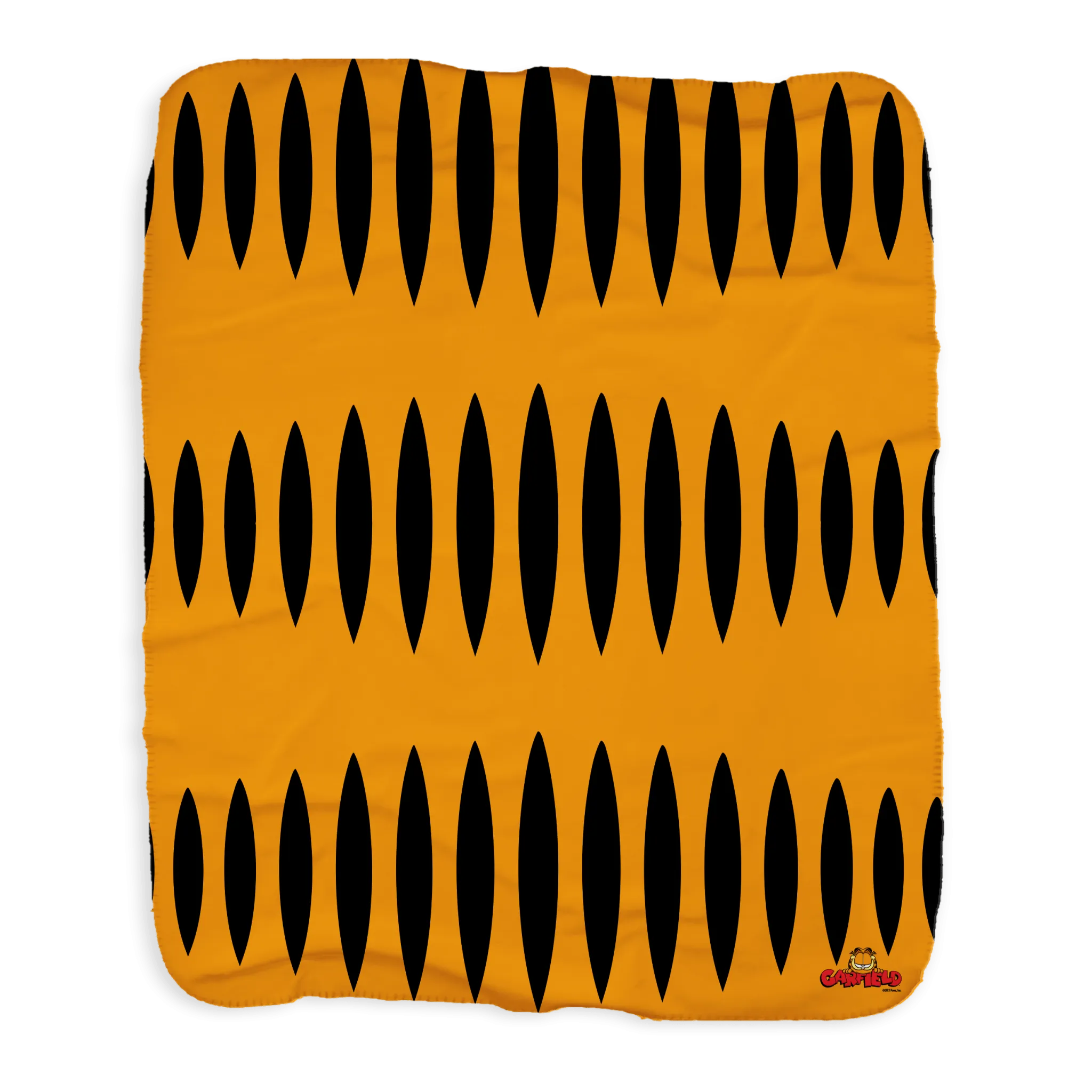 Garfield Stripes Grey Sherpa Blanket