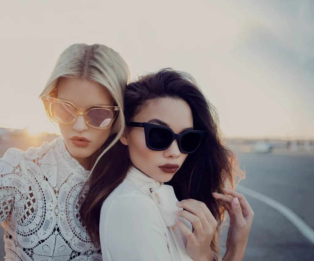 Harper Gold on Gold Sunglasses