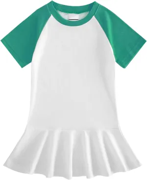 Kids Toddler Girls Tennis Dress Outfit Sleeveless Dress Athletic Skorts and Pol Tank Top Sets