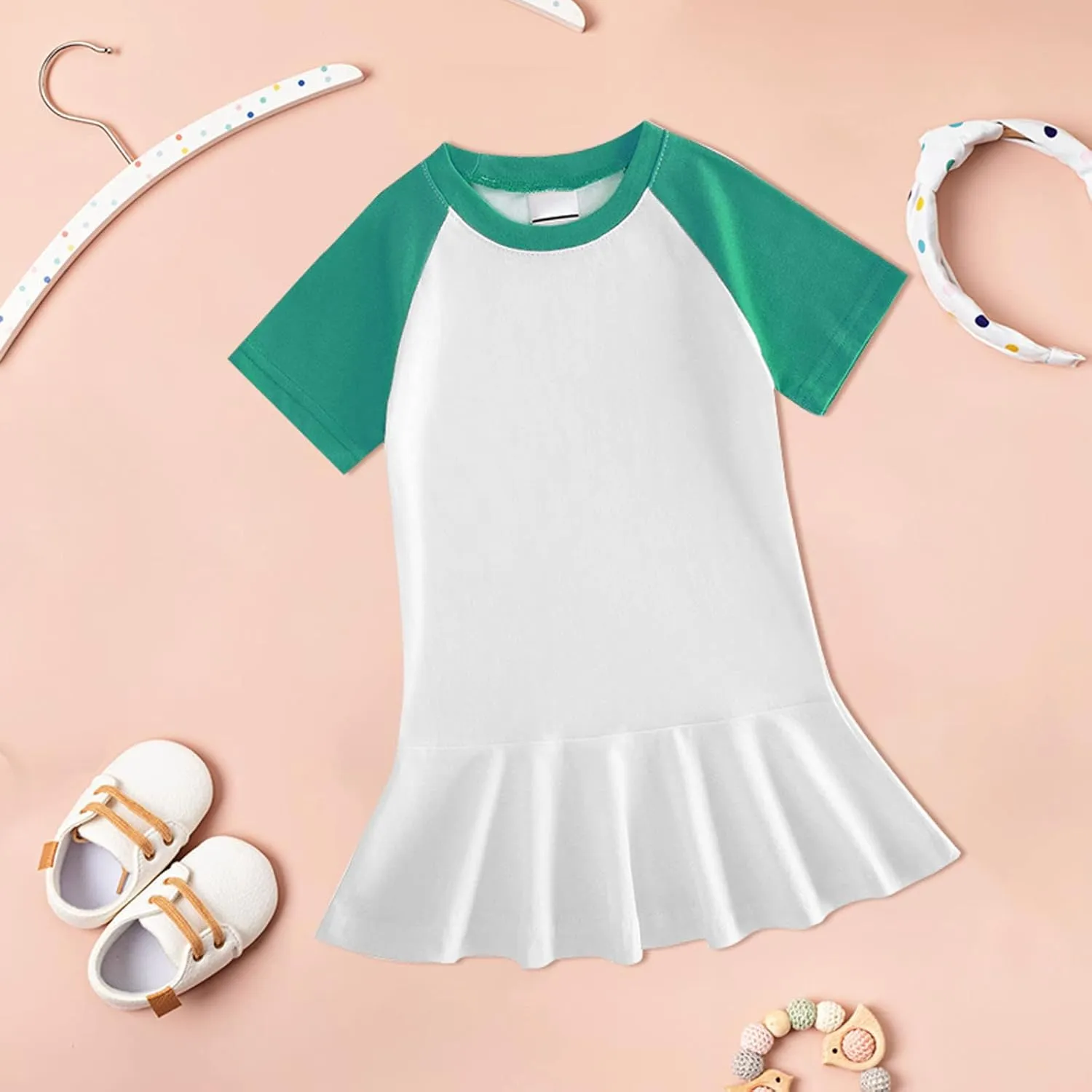 Kids Toddler Girls Tennis Dress Outfit Sleeveless Dress Athletic Skorts and Pol Tank Top Sets