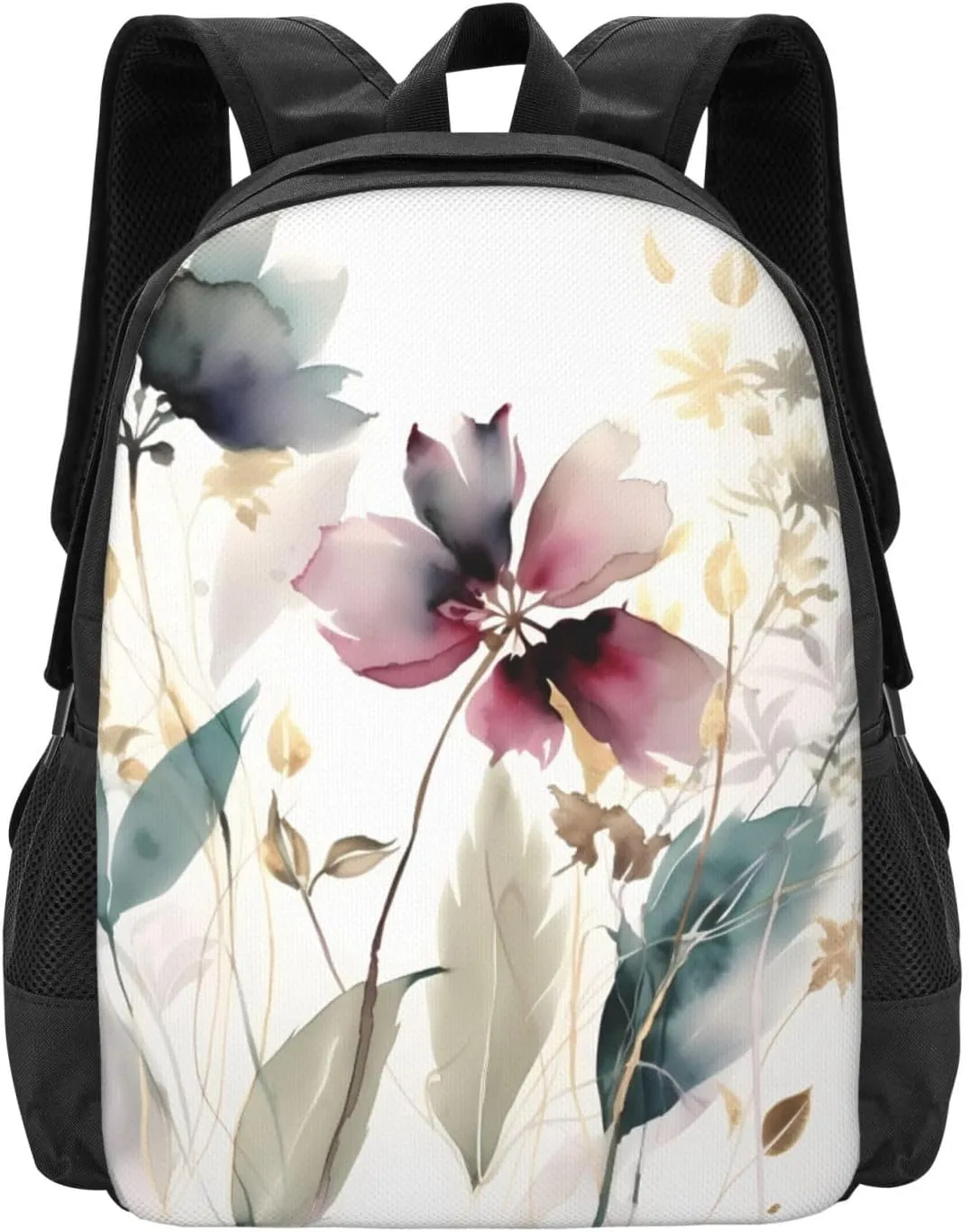 Laptop Backpack For Men Women Modern Botanical Print 15inch Men Lightweight Sport Rucksack Airline Approved Business Work Bag