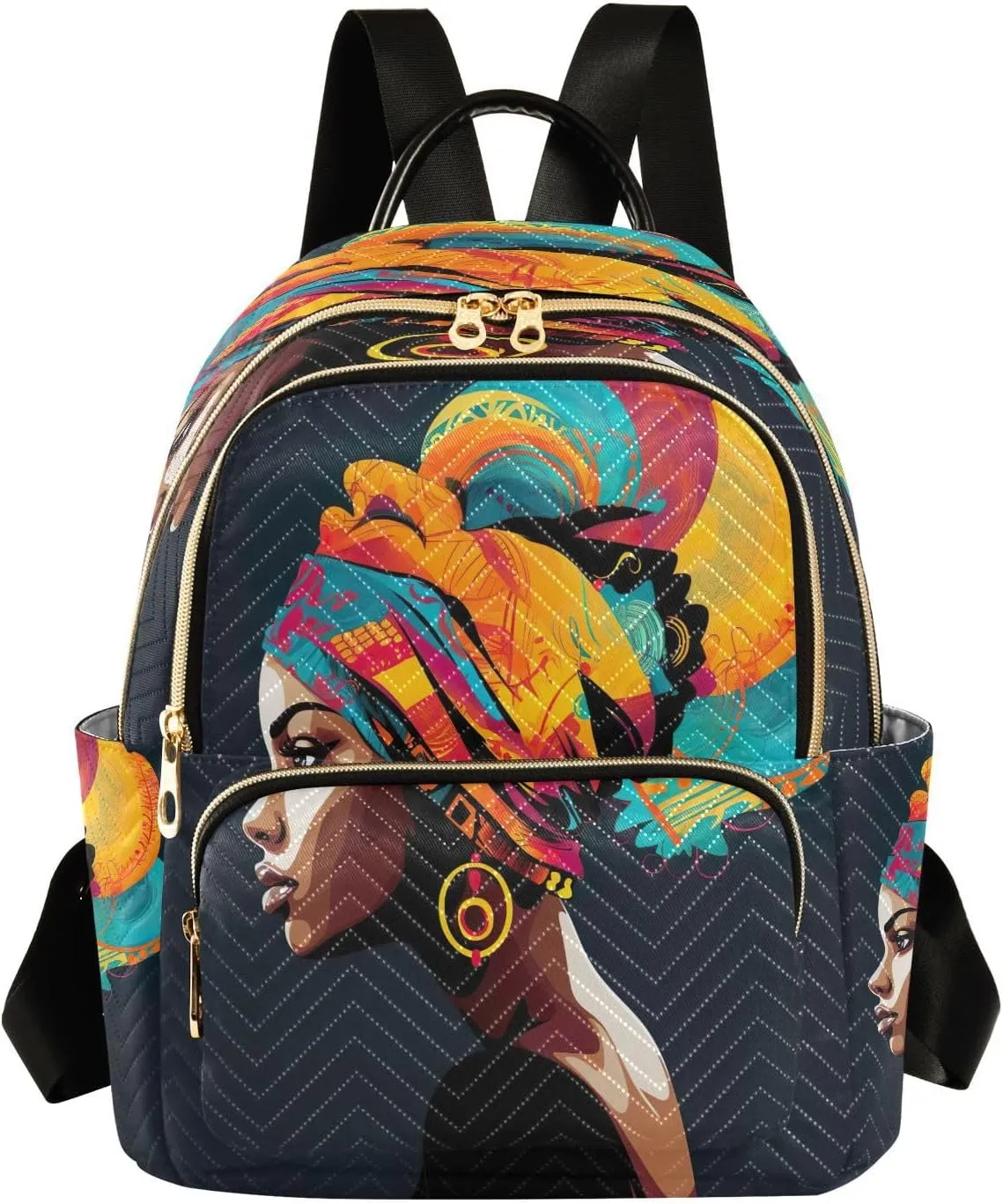 Modern Black Woman Backpack Purse for Women Fashion Small Mini Daypack Purse for Lady Anti-theft Shoulder Bag Back Pack Weekend Bag
