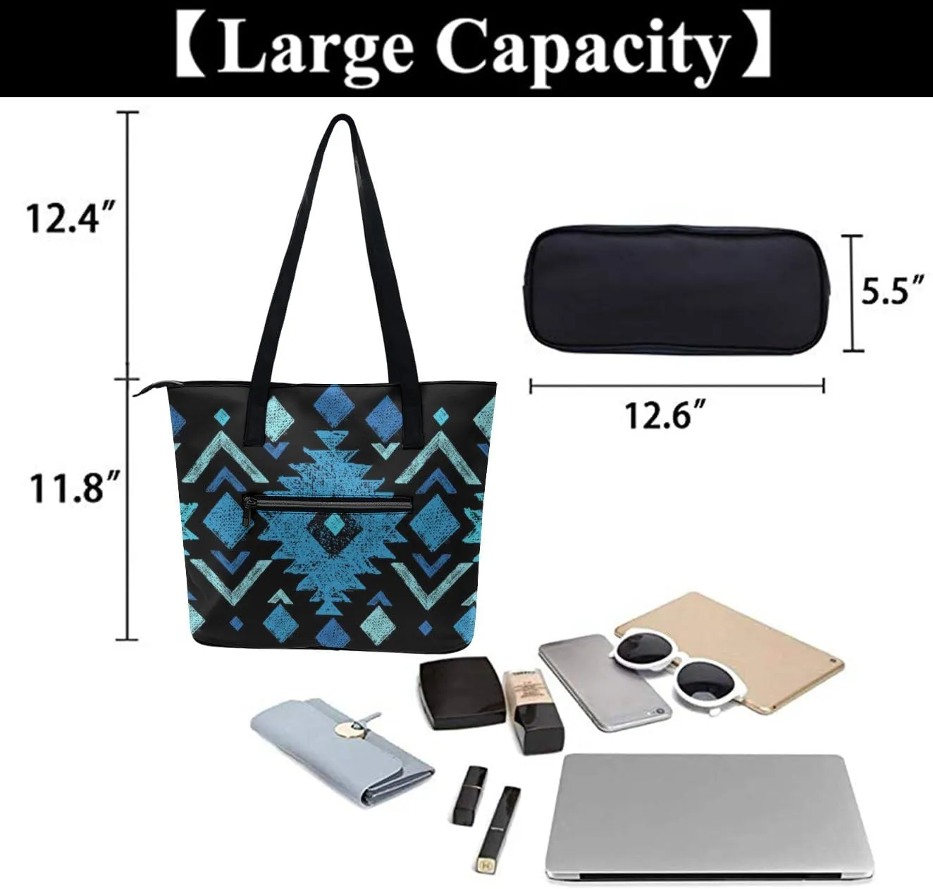 Modern PU Leather Shoulder Bag for Women, PU Leather Work Shoulder Bag, PU Leather Shopping Tote for Travel Outdoor