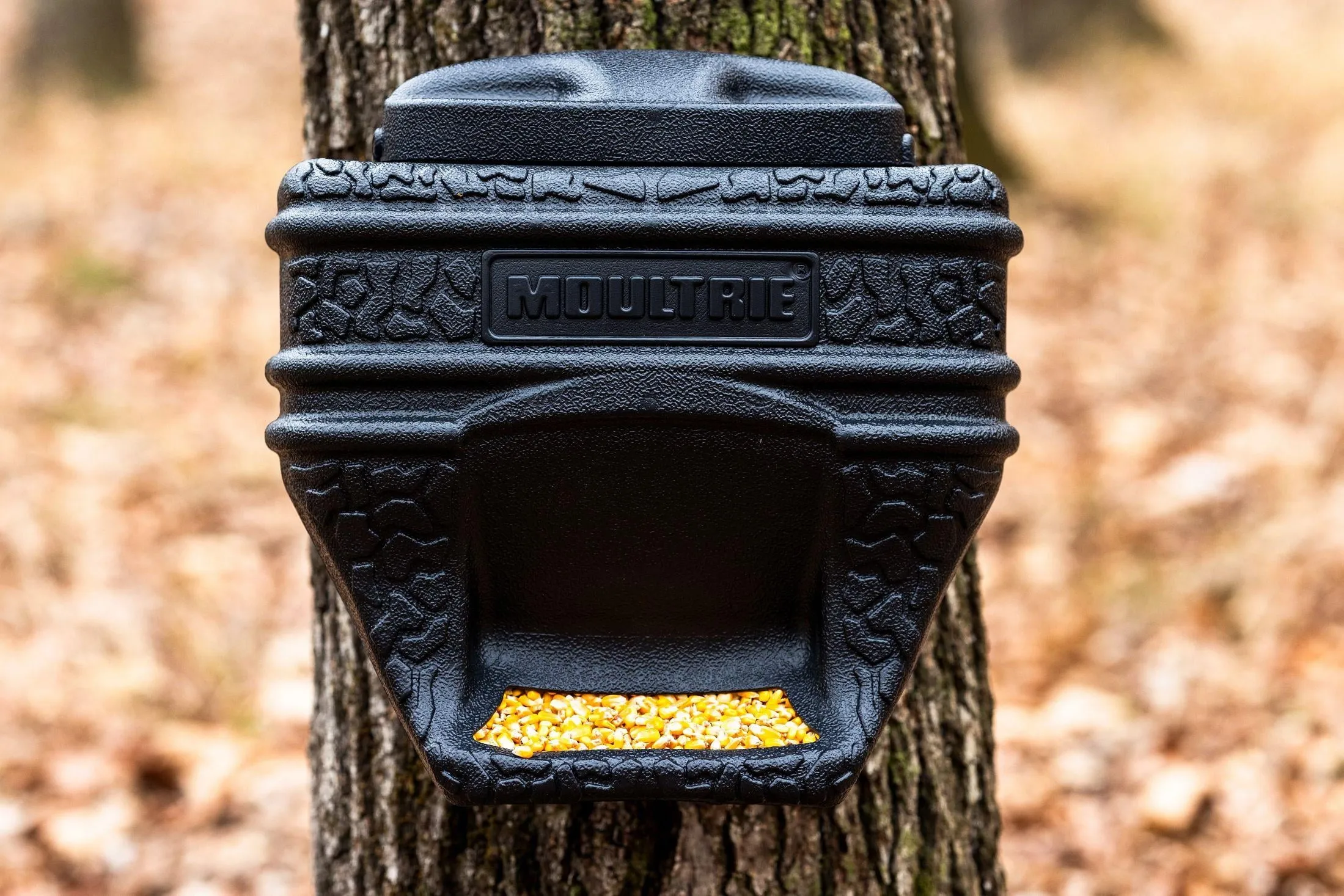 Moultrie 40lb. Feed Bin. - Easy Fill Gravity Feeder - 6 Gallon Capacity