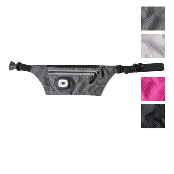 Night Scope Sling Bag With Reflective Zippers