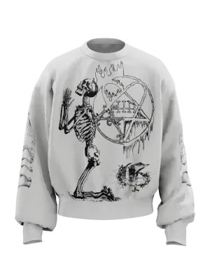 Pentagram Boxy Long Sleeves Sweatshirt
