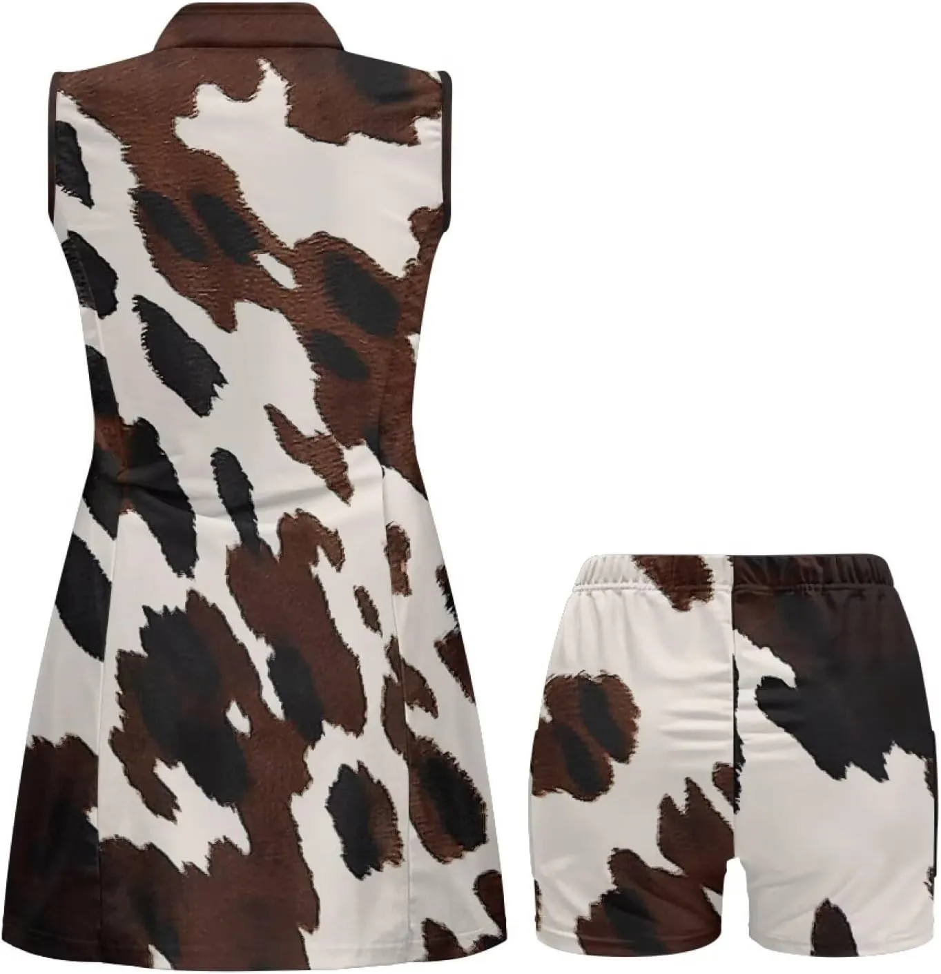 POLERO Golf Dresses for Women with Shorts Casual Dress Sleeveelss Tennis Dresses Mini Athletic Dresses