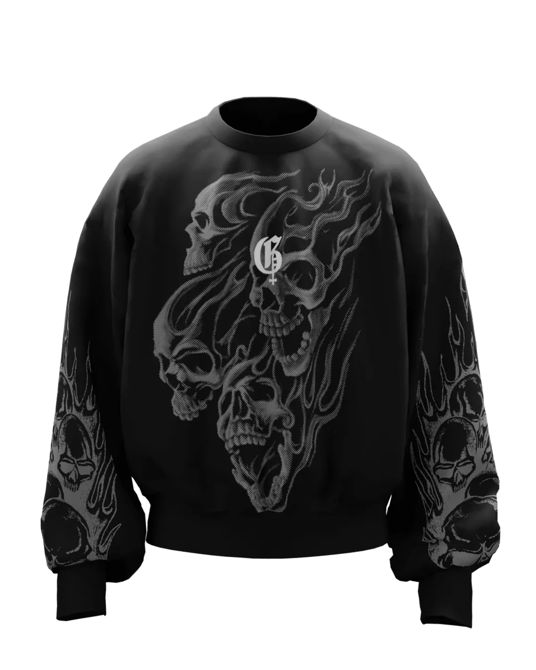 Reaper Boxy Long Sleeves Sweatshirt