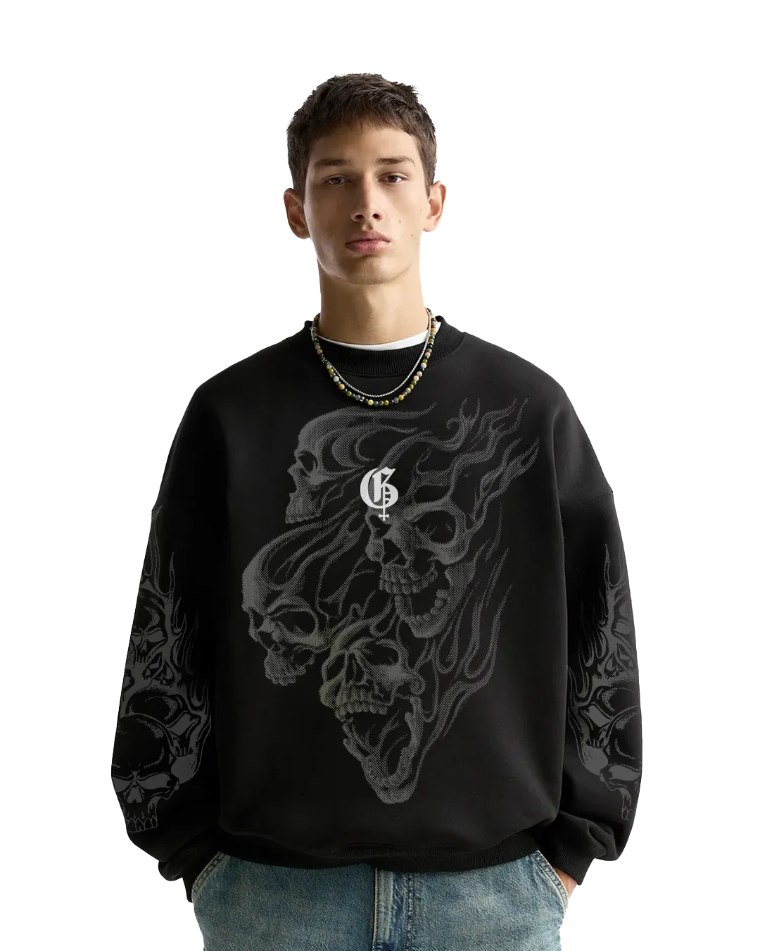 Reaper Boxy Long Sleeves Sweatshirt
