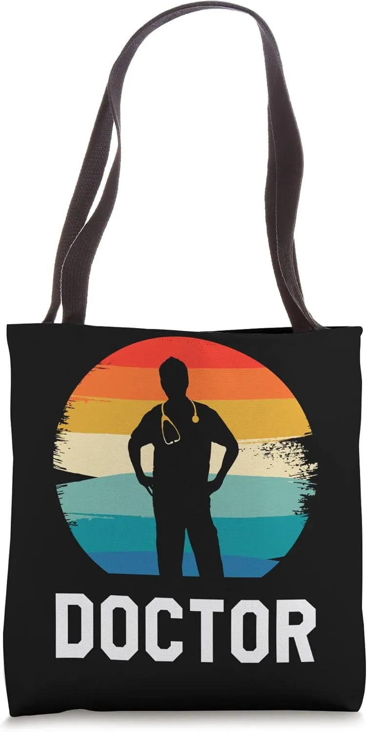 Retro Vintage Classic Doctor Medical Tote Bag