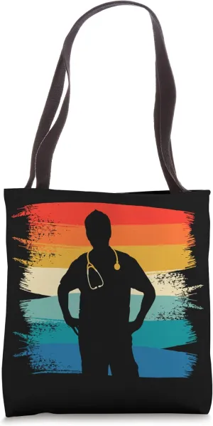 Retro Vintage Classic Doctor Medical Tote Bag