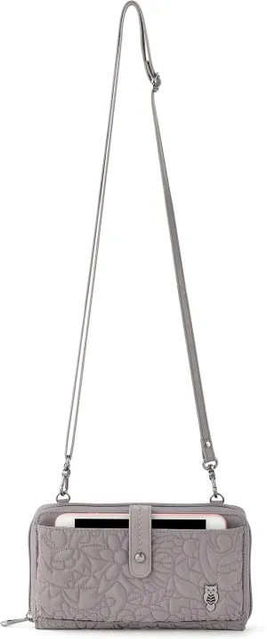 Sakroots Artist Circle Smartphone Crossbody in Eco Twill, Detachable Wristlet Strap