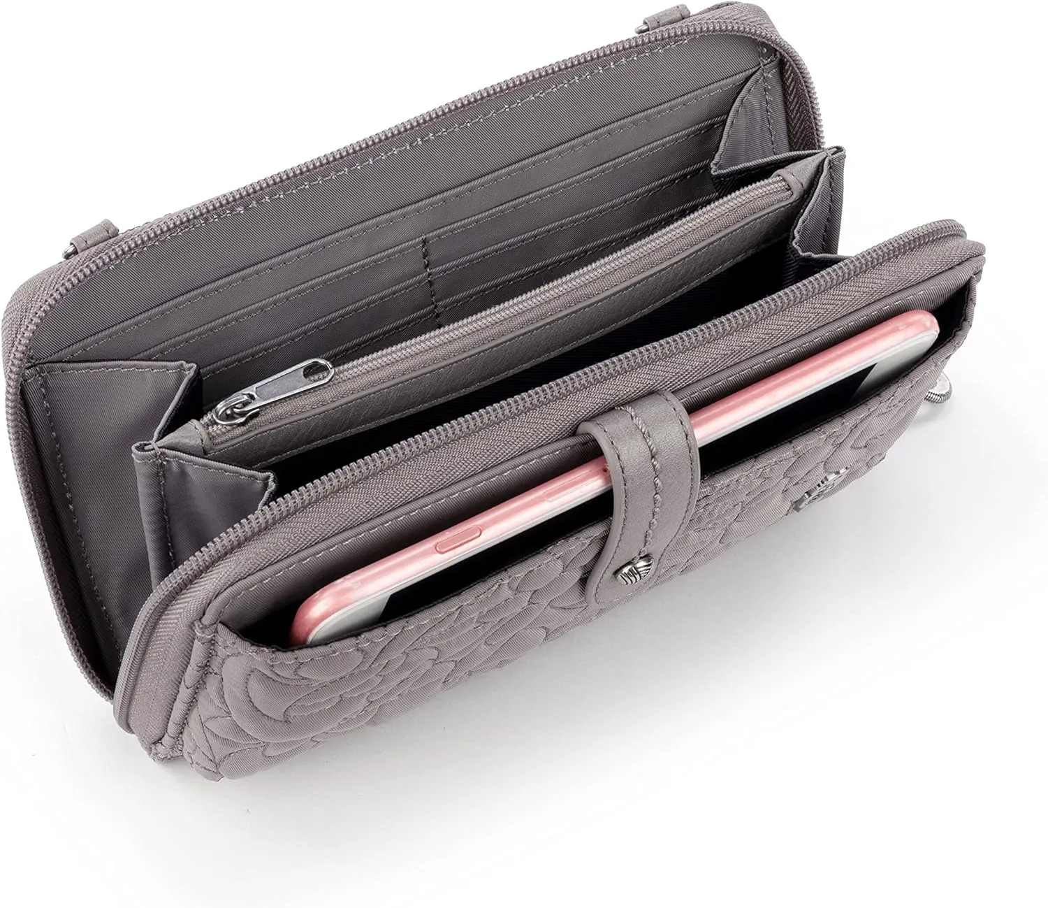 Sakroots Artist Circle Smartphone Crossbody in Eco Twill, Detachable Wristlet Strap