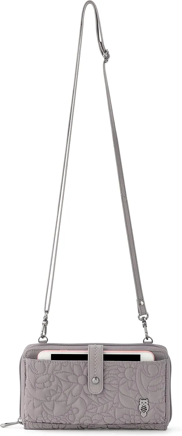 Sakroots Artist Circle Smartphone Crossbody in Eco Twill, Detachable Wristlet Strap