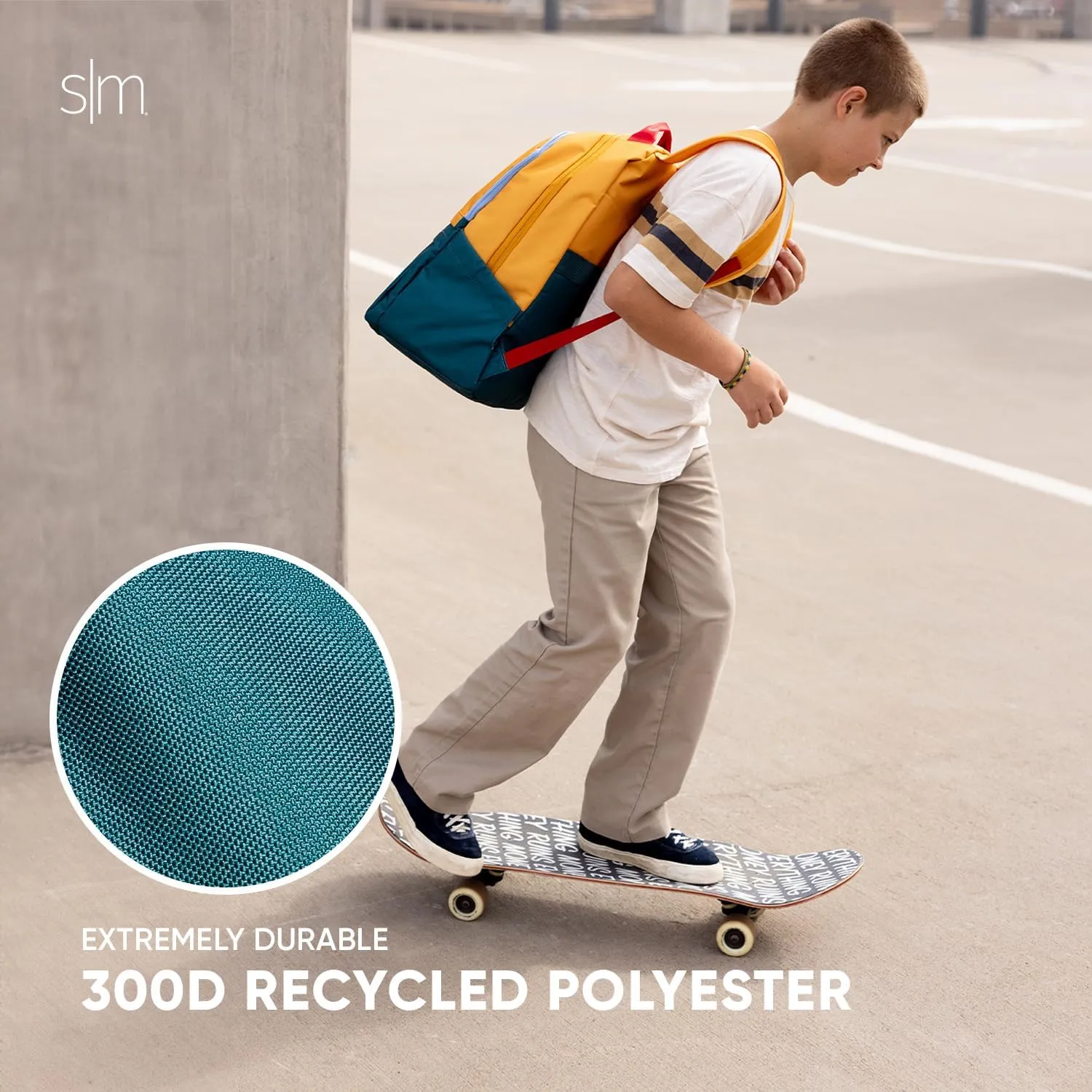 Simple Modern Ellis Backpack for School | Elementary Middle and High School Bookbag for Kids and Teens | Girls and Boys | Navy