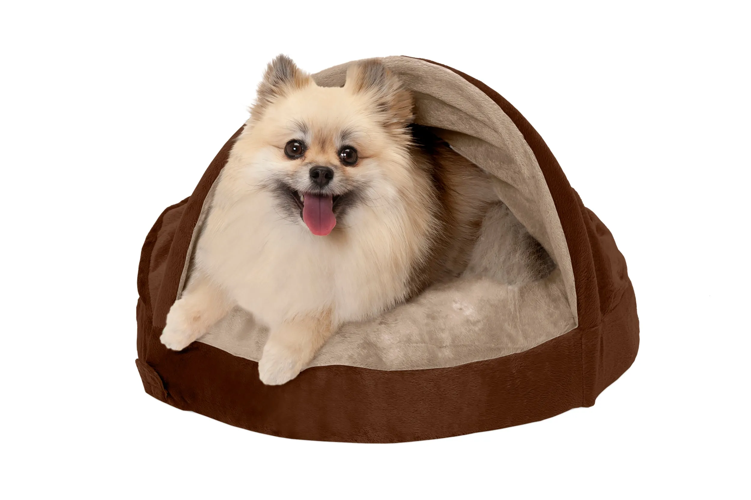 Snuggery Burrow Dog Bed - Microvelvet