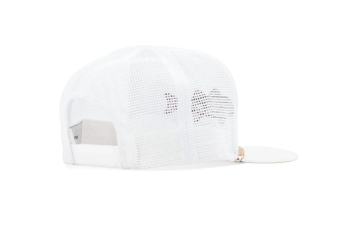 Striper King Flat Brim Trucker Hat - White