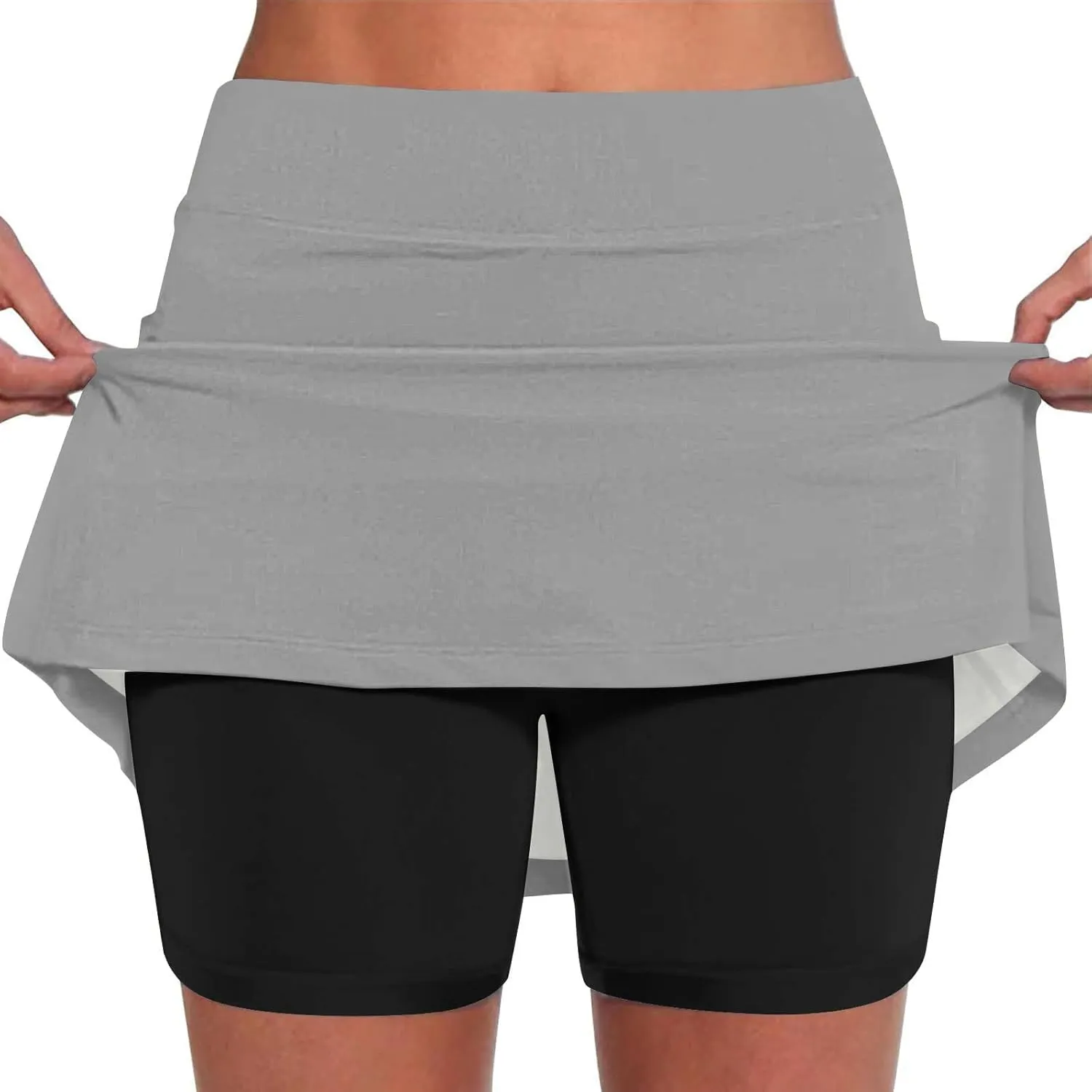 TANGNADE Womens Athletic Tennis Skorts Golf Skirts Summer Shorts for Running Active Workout Sports Running Outfits