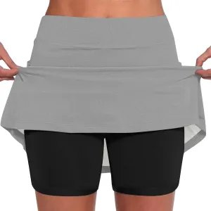 TANGNADE Womens Athletic Tennis Skorts Golf Skirts Summer Shorts for Running Active Workout Sports Running Outfits