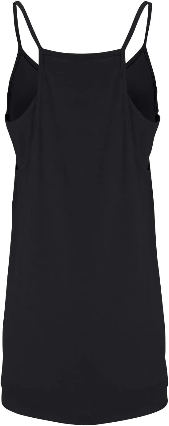 Tennis Dress for Women Built-in Shorts Casual Sleeveless Spaghetti Strap Sundress Workout Athletic Dress with Pocket