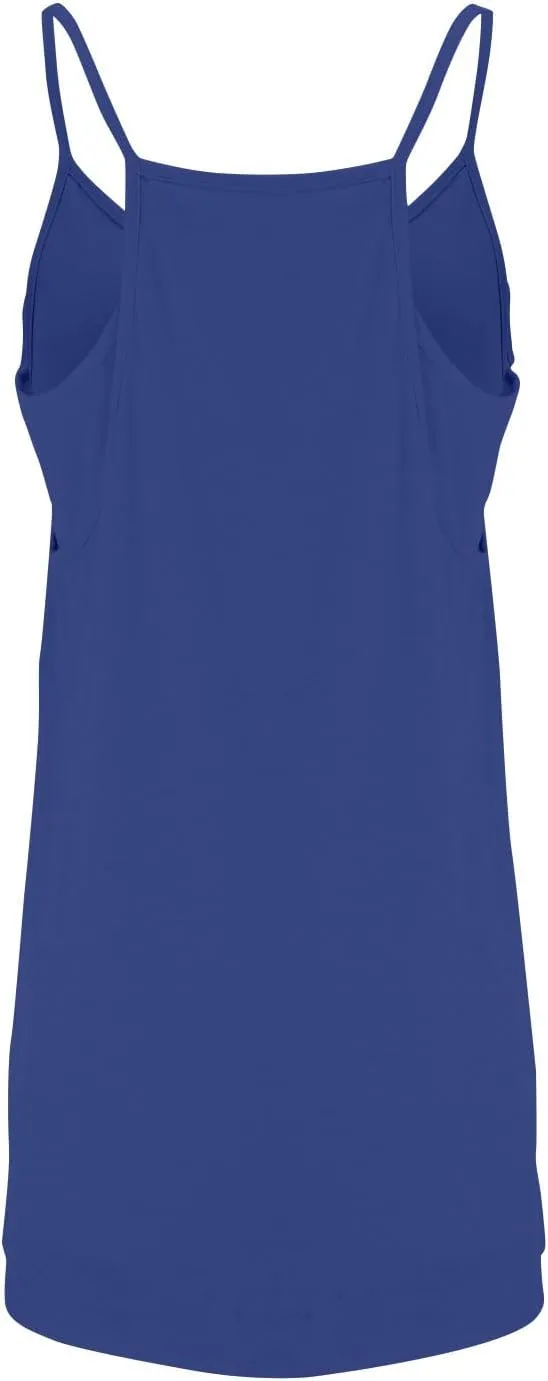 Tennis Dress for Women Built-in Shorts Casual Sleeveless Spaghetti Strap Sundress Workout Athletic Dress with Pocket
