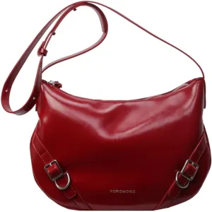 Womens PU Leather Hobo Bag Trendy Shoulder Bag Purse Slouchy Tote Bag Modern Handbag Satchel